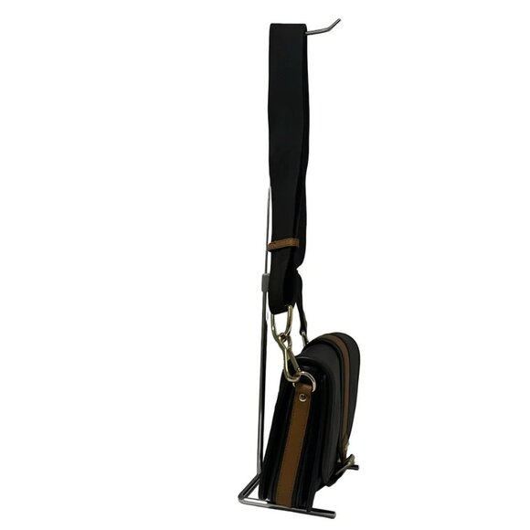 Auth Burberry - 3799403 Dark Brown Light Brown Orange Leather Shoulder Bag - Picture 5 of 8